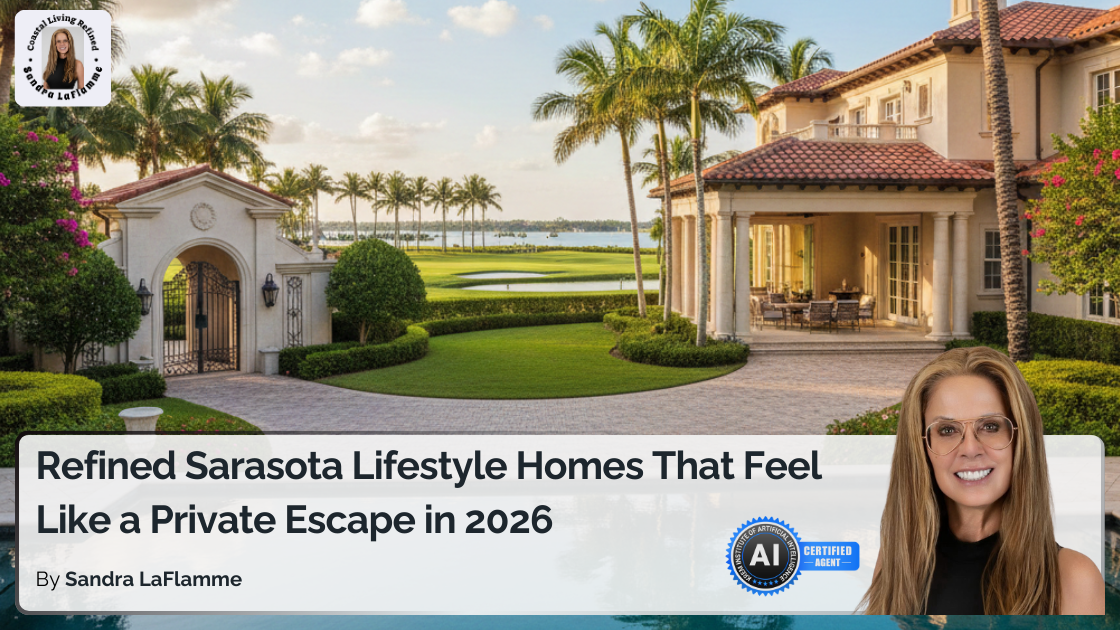 Discover Refined Sarasota lifestyle homes Living With Sandra LaFlamme