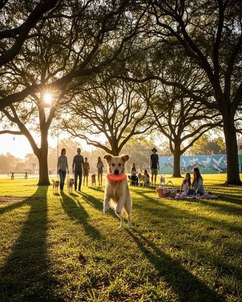 🐾 At this Osprey favorite, you’ll find a dedicated off-leash dog park f