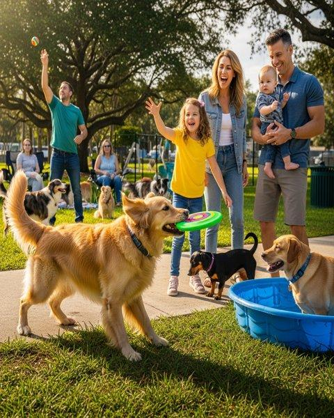 A fenced dog park isn’t just about pet care; it’s a practical way to build daily flexibility into your schedule.